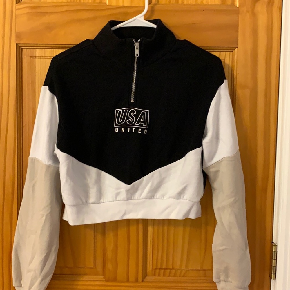 H&M Cropped Sweatshirt